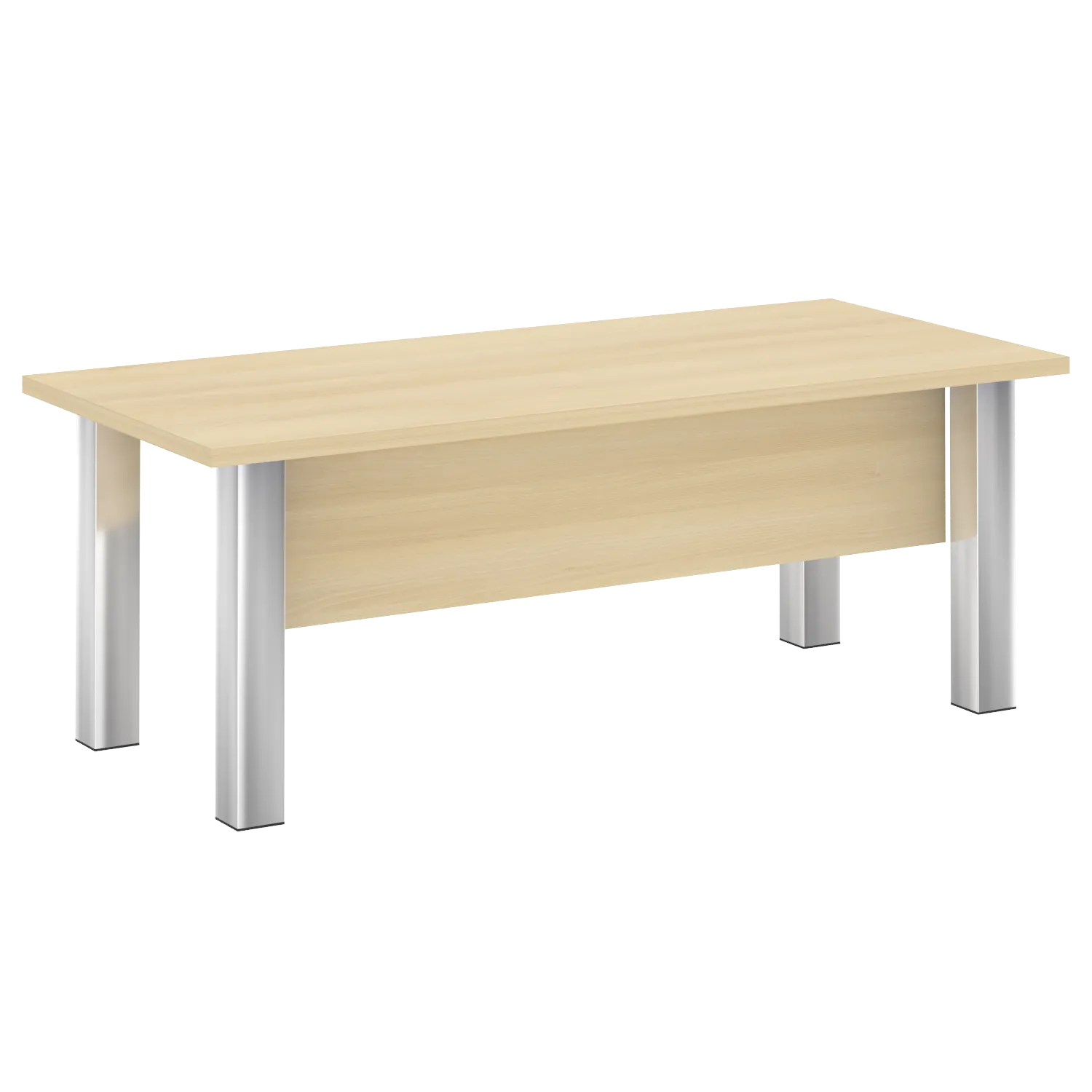 Стол руководителя (опоры - нерж.сталь) Yalta M-LT.D-20.1 акация лорка